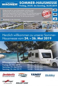 Übersicht Sommermesse Wohnwagen Wagner